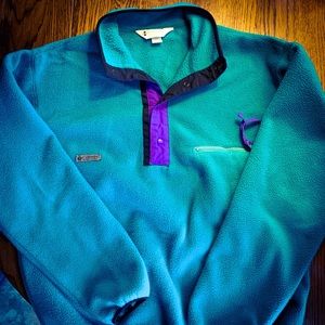 Vintage Columbia Fleece Half-button Pullover